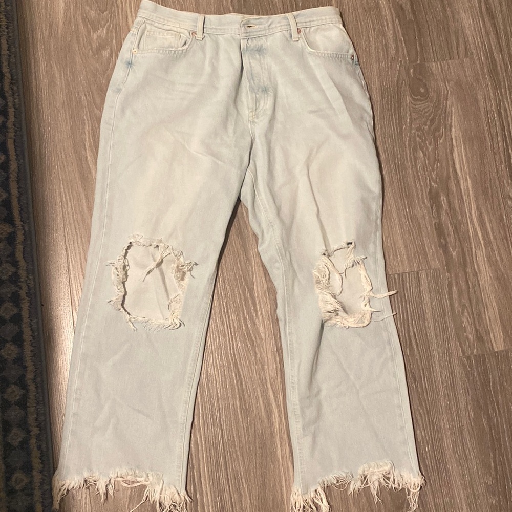 Free People distressed denim
